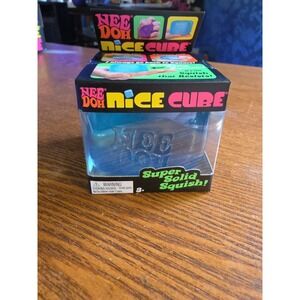 Nee Doh Nice Cube Super Solid Squish Blue Brand New Unopened SHIPS FAST